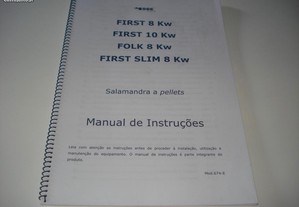 Manual de Instruções Salamandra a Pellets