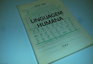 linguagem humana (nelson vilela) 1980 livro raro
