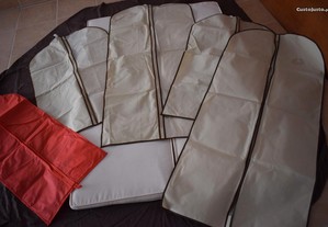 5 guarda-roupas em tecido transpirável