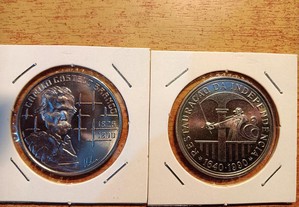 moedas comemorativas cupro níquel