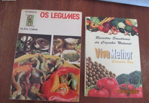 2 livros - Viva melhor - Os legumes