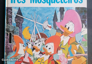 Livro BD do Walt Disney, Donald e os três Mosqueteiros, edição EDINTER (capa dura) Agosto 1982