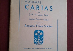 Cartas de Cunha Rivara e António Barata a Augusto Simões