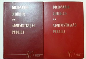 Dicionário Jurídico da Administração Publica - 1965 - 1972 (2 volumes)
