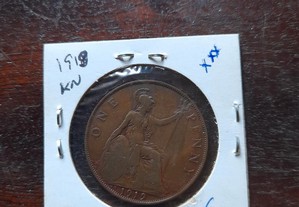 Moedas one penny 1919