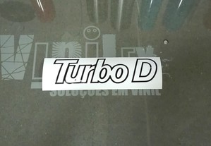 Autocolante para Fiat Ducato Turbo D