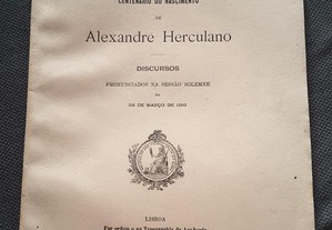 Centenário do Nascimento de Alexandre Herculano (1910)