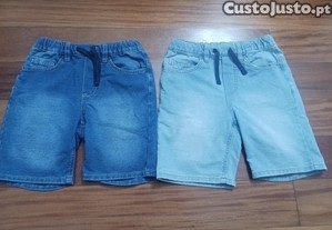 Conjunto de 2 calções da Benetton - 6/7 anos
