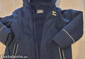 Casaco imperme�vel azul