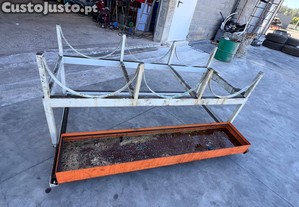 Suporte para 3 bidons 200 litros