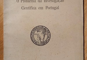 O Problema da Investigação Científica em Portugal