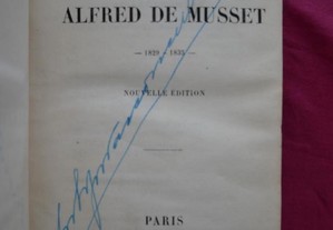 Alfred de Masset. Premieres Poésies. 1858 - 1859