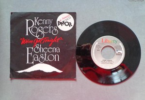 Disco vinil single - Kenny Rogers Sheena Easton