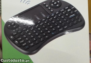 Mini teclado sem fios com touchpad NOVO 5 