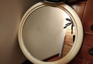 Espelho redondo para casa de banho