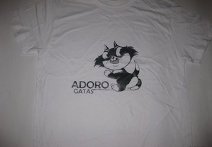 T-shirt com piada/Novo/Embalado/Branca/Modelo 5