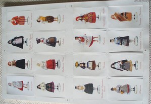 16 calendarios -trajes tipicos de Portugal 1997/98