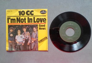 Disco vinil single - 10 CC - I'm not in love