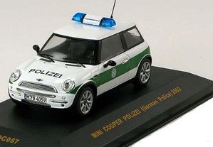 * Miniatura 1:43 Mini Cooper (2002) Polizei (Germany Police)