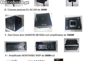 Aparelhagem profissional de som