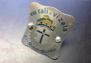 Placa - Emblema - Alumínio VIII Rali Vizela 1968