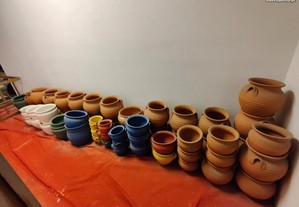 Lote Vasos de Barro - Para desocupar - Artigo de exposição