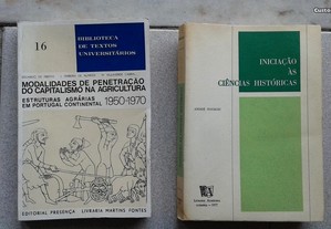 Obras de M. Vilaverde Cabral e André Nouschi