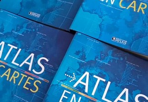 Atlas En Cartes c/ centenas de fichas (em língua francesa)