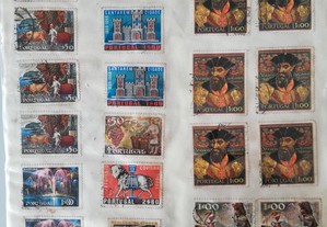 Selos de Timor, Guiné, Moçambique, Inglaterra, Macau; Portugal.