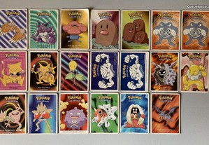 Cartões Colecionáveis Pokémon (preço unitário)