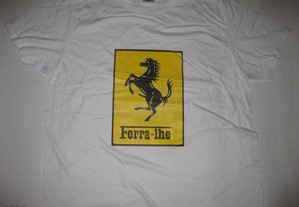 T-shirt com piada/Novo/Embalado/Branca/Modelo 10