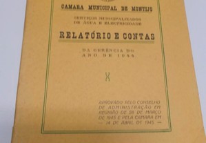 Relatório e contas 1944 Serviços Municipalizados d