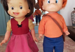 Bonecos da Heidi e o Pedro (Anos 70)
