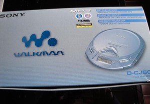 Leitor de CDs Portátil [Walkman Sony D-CJ501]