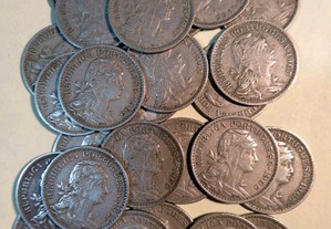 50 centavos 1965 alpaca - 26 moedas