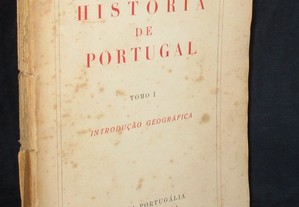 Livro História de Portugal Introdução Geográfica António Sérgio 1941