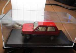 Miniatura Fiat Panda 1/43 Côr Vermelha Oferta Envio