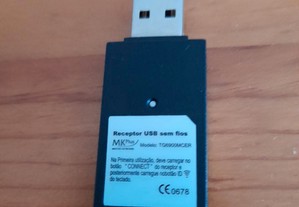 Receptor recetor USB MK Plus sem fios
