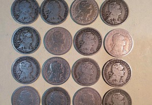 50 centavos 1947 - 26 moedas