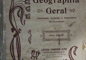 Livro Antigo "Geographia Geral"
