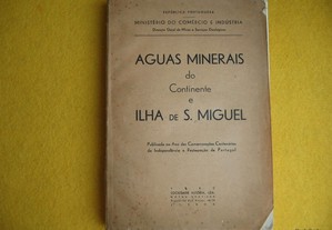 Águas Minerais do Continente e Ilha de S. Miguel