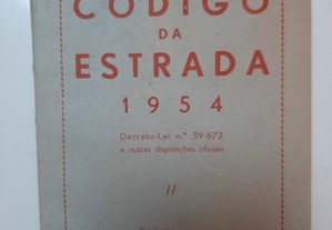 Código da Estrada, 1954