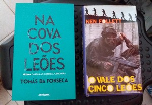 Obras de Tomás da Fonseca e Ken Follet