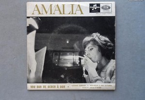 Disco single vinil Amália Rodrigues - Vou dar de beber à dor