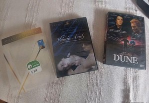 Dois dvds originais filmes de David Lynch Dune e duplo dvd Blue Velvet