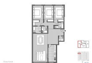 Apartamento T3 em Porto de 154,00 m²