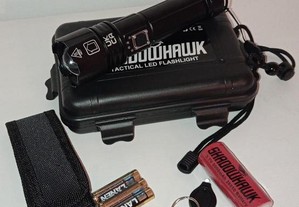 Shadowhawk S1476 Lanternas LED de alta potência, 10.000 lumens, recarregável por USB