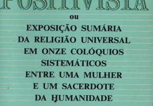 Livro Catecismo Positivista - Augusto Comte - novo