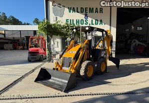 Mini retro escavadora JCB 1CX, ano 2016
