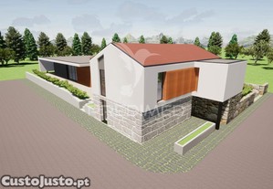 Moradia t4 com projeto aprovado na câmara municipal de fafe, bem localizada excelente preço
